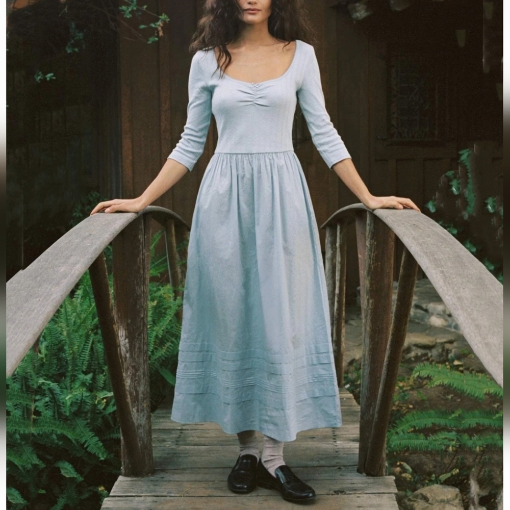 Christy Dawn Evelyn Celeste Powder Blue Dress